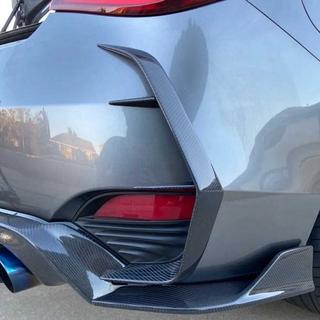 Rear bumper covers (for Q60 2016-2022, Carbon) Infiniti Q50/Q60 2013-2024 photo 4