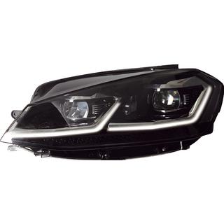 Front headlights Silver FullLed Style (2012-2017, 2 pcs) Volkswagen Golf 7/E-Golf 2012-2020