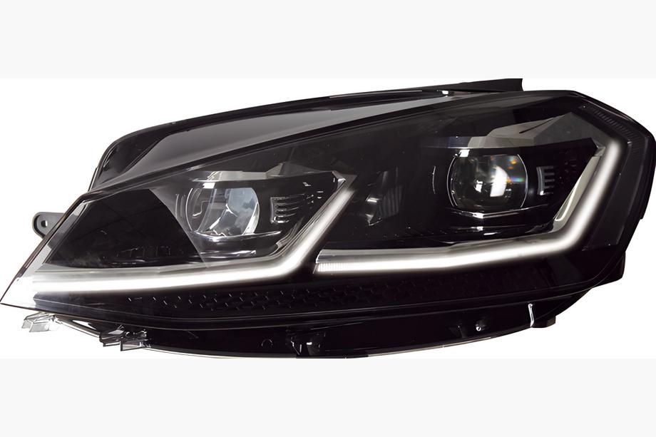 Volkswagen Golf 7/E-Golf 2012-2020 Front headlights Silver FullLed Style (2012-2017, 2 pcs) Image