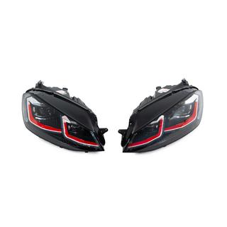 Front Headlights Red FullLed (2012-2017, 2 pcs) photo 1