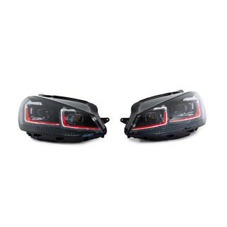 Front Headlights Red FullLed (2012-2017, 2 pcs) photo 2