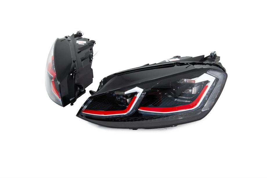 Volkswagen Golf 7/E-Golf 2012-2020 Front headlights Red FullLed (2012-2017, without control units, 2 pcs) Photo 4