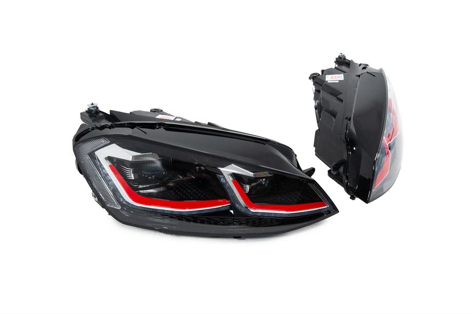 Volkswagen Golf 7/E-Golf 2012-2020 Front headlights Red FullLed (2012-2017, without control units, 2 pcs) Photo 5