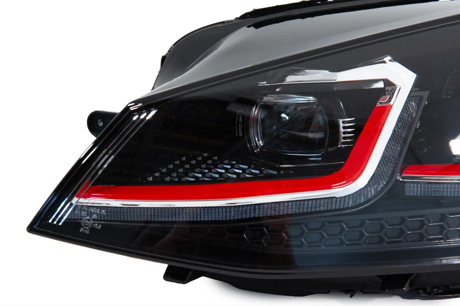 Volkswagen Golf 7/E-Golf 2012-2020 Front headlights Red FullLed (2012-2017, without control units, 2 pcs) Photo 8