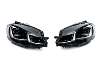 Volkswagen Golf 7/E-Golf 2012-2020 Front headlights Silver (2017-2020, without control units, set of 2) photo 2