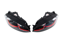 Volkswagen Golf 7/E-Golf 2012-2020 Front Headlights Red (2017-2020, 2 pcs) photo 3