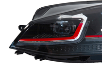 Volkswagen Golf 7/E-Golf 2012-2020 Front Headlights Red (2017-2020, 2 pcs) photo 8