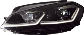 Volkswagen Golf 7/E-Golf 2012-2020 Front Headlights Silver FullLed (2017-2020, 2 pcs) photo 1