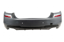 BMW 5 Series F10/F11 2010–2016 Rear bumper with M-Performance diffuser (for F10, for dual twin exhaust, both sides) photo 1