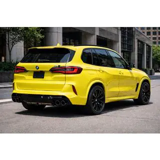 Rear bumper with diffuser in X5M F95 style photo 2
