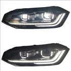 Volkswagen Polo 2017- Front Headlights Red FullLed (2 pcs) photo 1