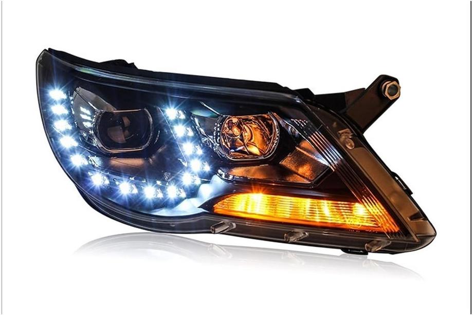 Volkswagen Tiguan 2007-2016 Front Headlights (2007-2010, 2 pcs) Photo 1