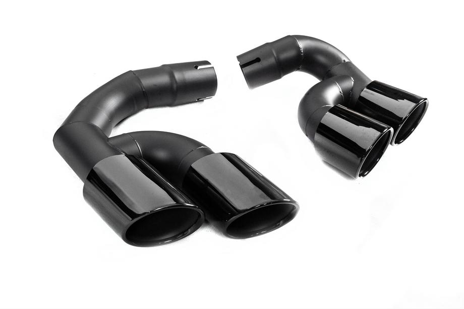 BMW X5 G05 2019–2026 V3 Black exhaust tips in X5M F95 style Photo 1