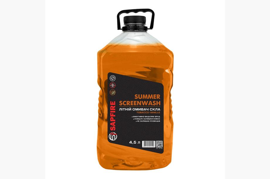 Summer Windshield Washer SAPFIRE Summer Screenwash 4.5L - Tobacco Vanille Image