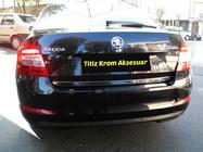 Skoda Octavia III A7 2013-2019 Trunk trim stainless steel OmsaLine - Italian Stainless Steel photo 4