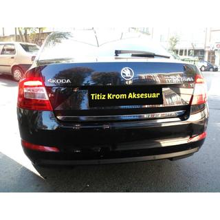 Trunk trim stainless steel Skoda Octavia III A7 2013-2019 photo 4