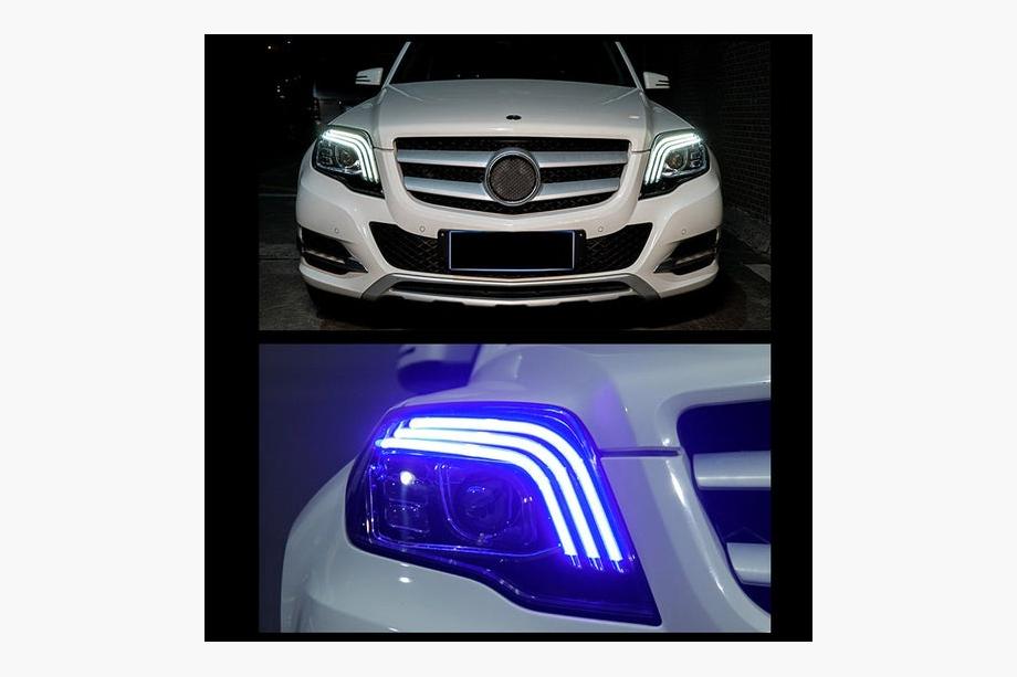 Mercedes GLK class X204 2008-2015 FullLed V-2 Headlights (2012-2015, 2 pcs) Image