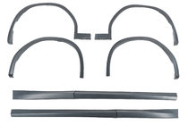 BMW X3 G01 2018- Set of moldings and fender flares in X3M F97 style (2022-2024) photo 1