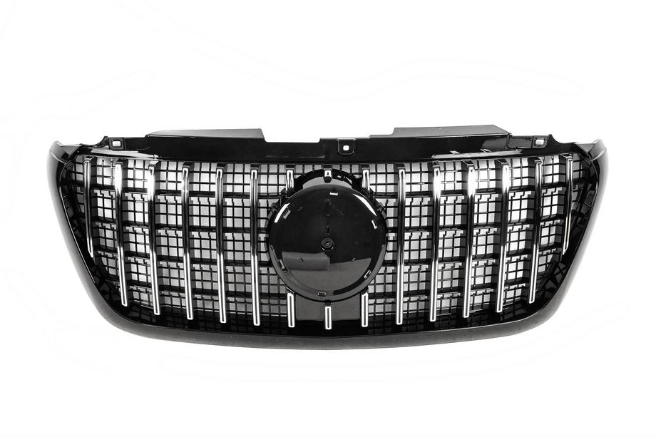 Mercedes Sprinter W907/W910 2018- Front Grille Panamericana GT Chrome Premium V2 (With Frame) Photo 2