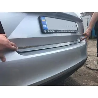 Trunk trim stainless steel
