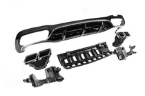Mercedes E-class W213 2016-2023 Rear Diffuser with Tips E63-Design Silver (for AMG/AMG-Line 2016-2020) photo 3