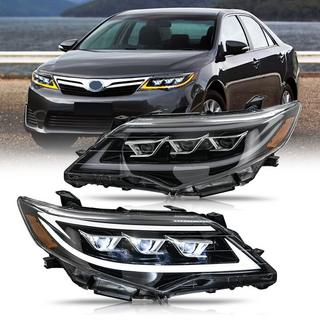 Front headlights Lexus-design (2011-2014, 2 pcs) photo 1