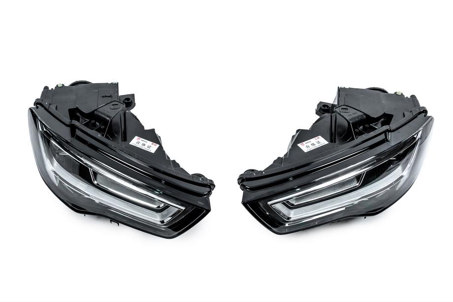 Audi A3 2012-2020 Front headlights Full LED (for HALOGEN, 2012-2016, 2 pcs) Photo 2