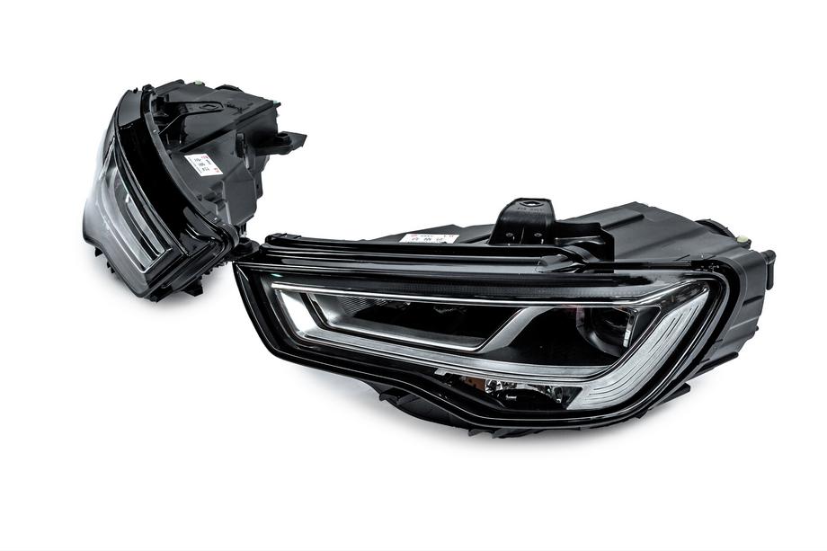 Audi A3 2012-2020 Front headlights Full LED (for HALOGEN, 2012-2016, 2 pcs) Photo 3