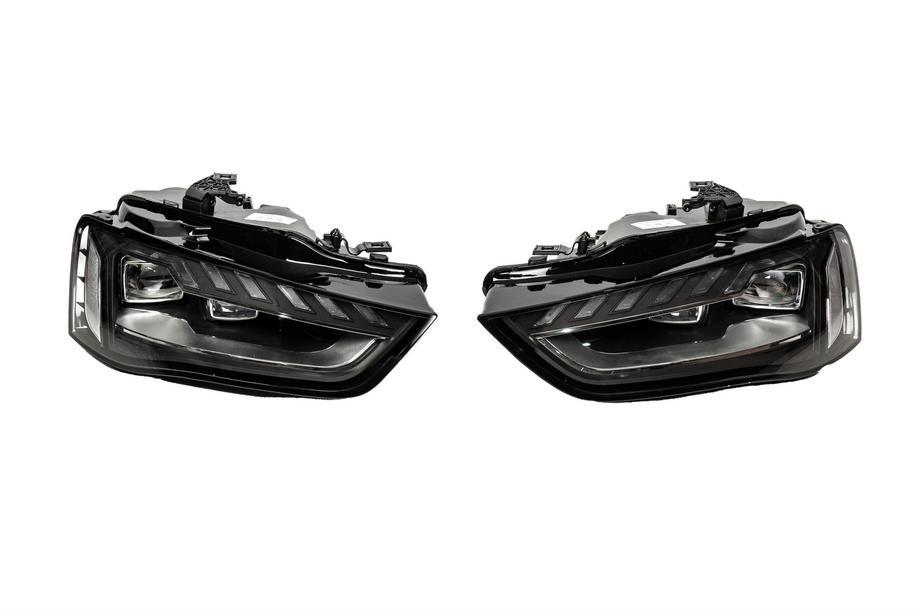 Audi A4 B8 2007-2015 Front Headlights FullLed (2012-2015, Halogen to LED, 2 pcs) Image