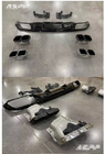 Mercedes E-class W213 2016-2023 Rear Diffuser with Tips Silver (for Base, Design E63 2020-2024) photo 2