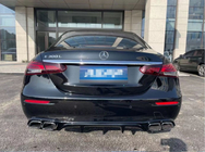 Mercedes E-class W213 2016-2023 Rear Diffuser with Tips Silver (for Base, Design E63 2020-2024) photo 1