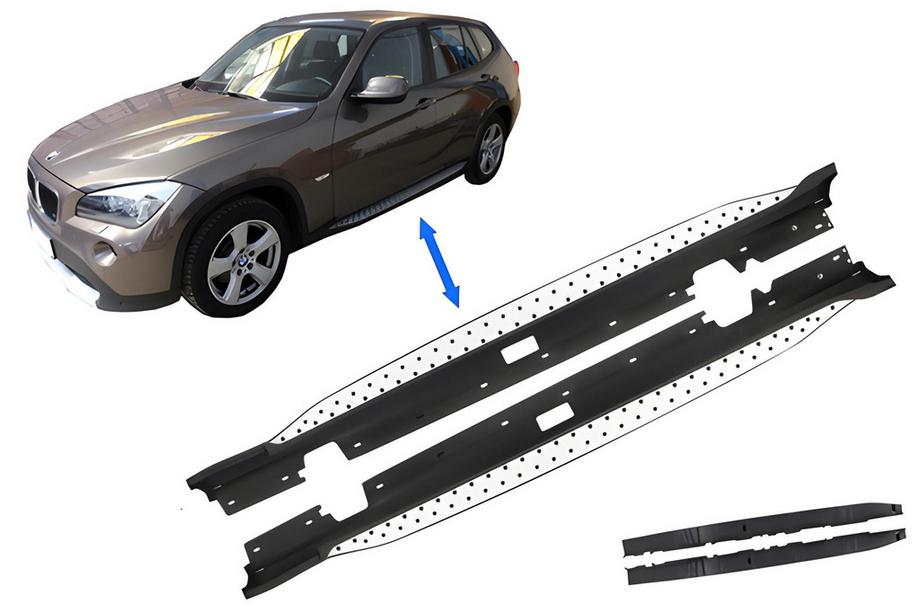 BMW X1 E84 2009-2015 Original Side Steps (2 pcs, Aluminum) Image