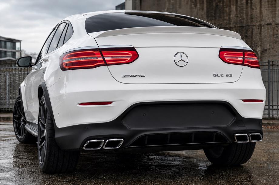 Mercedes GLC coupe C253 2016-2023 Rear Diffuser with Tips Silver (AMG63 Design) Photo 2