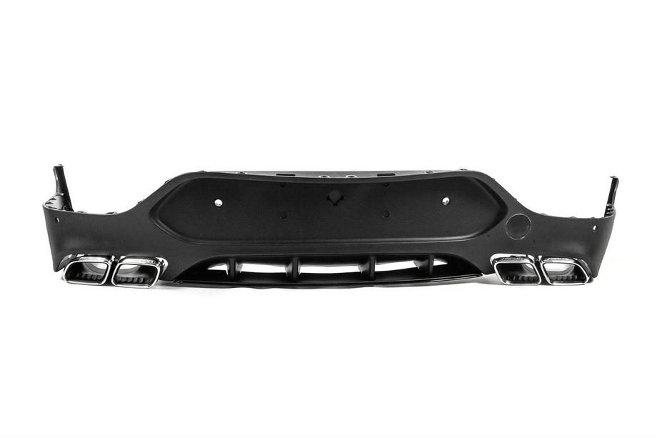 Mercedes GLC coupe C253 2016-2023 Rear Diffuser with Tips Silver (AMG63 Design) Photo 4