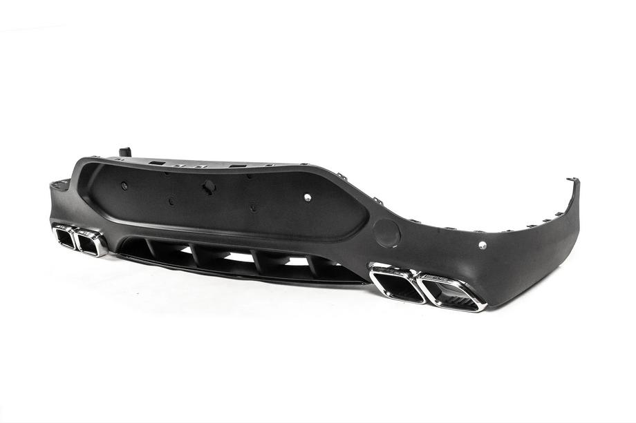 Mercedes GLC coupe C253 2016-2023 Rear Diffuser with Tips Silver (AMG63 Design) Photo 5