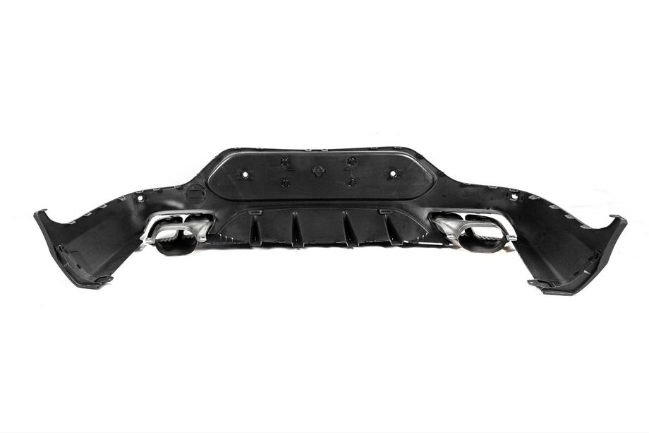 Mercedes GLC coupe C253 2016-2023 Rear Diffuser with Tips Silver (AMG63 Design) Photo 6
