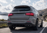 Mercedes GLC X253 2015-2022 Rear diffuser with tips Silver (AMG63 Design) photo 2