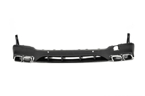 Mercedes GLC X253 2015-2022 Rear diffuser with tips Silver (AMG63 Design) photo 5