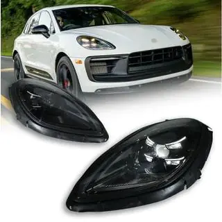 Black Headlights (for 2018-2021, 2 pcs) Porsche Macan 2014-2024