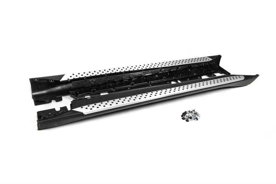 BMW X6 E71 2008–2014 Original Side Steps (2 pcs, Aluminum) Image