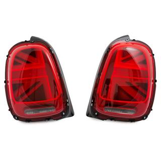 Rear LED Tail Lights Union Jack Red Style (2 pcs) Mini Cooper F55/56/57 2014-2023 photo 2
