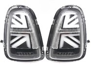 Mini Cooper R56/57 2006-2014 Rear LED Tail Lights Union Jack Black V-2 Style (2 pcs) photo 1