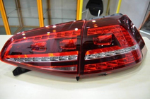 Volkswagen Golf 7/E-Golf 2012-2020 Rear LED Tail Lights with Sequential Turn Signal (2012-2017, 2 pcs) photo 1