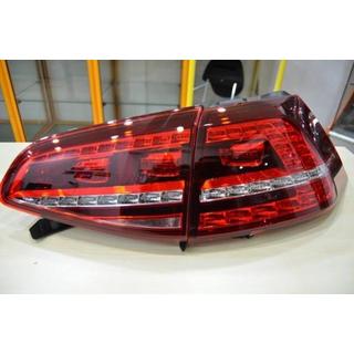 Rear LED Tail Lights with Sequential Turn Signal (2012-2017, 2 pcs) Volkswagen Golf 7/E-Golf 2012-2020