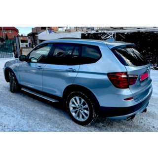 Original Side Steps V1 (2 pcs, Aluminum) BMW X3 F25 2011-2018 photo 3