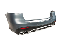 Mercedes GLE/ML class W166 2011-2018 Rear bumper with diffuser GLE63 AMG (for GLE) photo 2