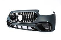 Mercedes S-class W223 2020- Front AMG S63 bumper assembled photo 3