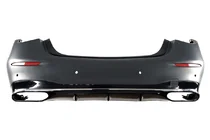 Mercedes S-class W223 2020- Rear Bumper with Diffuser AMG-Line photo 1