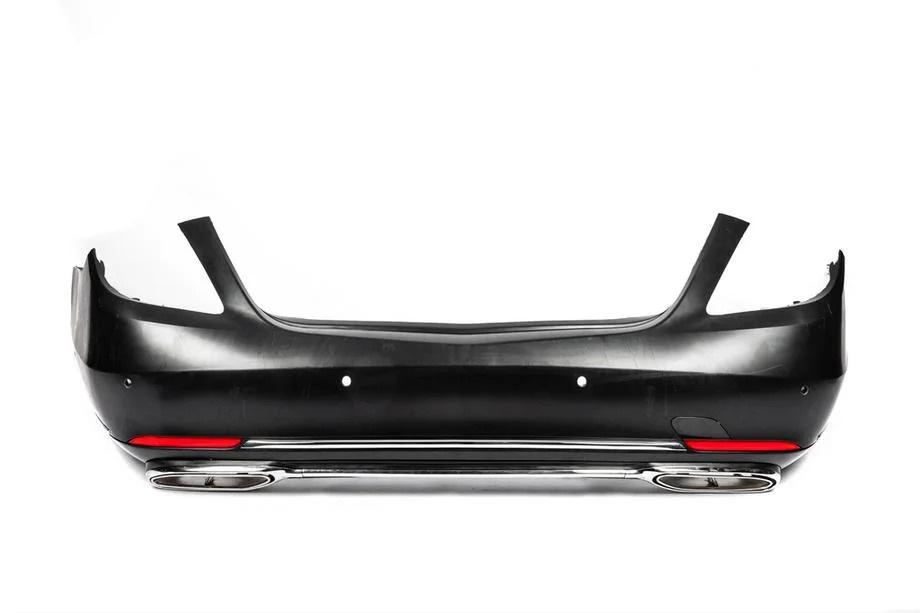 Mercedes S-class W222 2013-2022 Rear bumper with diffuser Maybach (2018-2022) Image