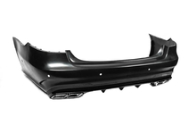 Mercedes E-class W212 2009-2016 Rear bumper with diffuser E63 AMG (2013-2016) photo 2